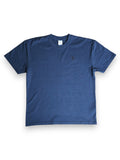 Rendyr CORE tee Blue 250 GSM Portuguese Cotton Front View on white background