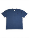 Rendyr CORE tee Blue 250 GSM Portuguese Cotton Front View on white background