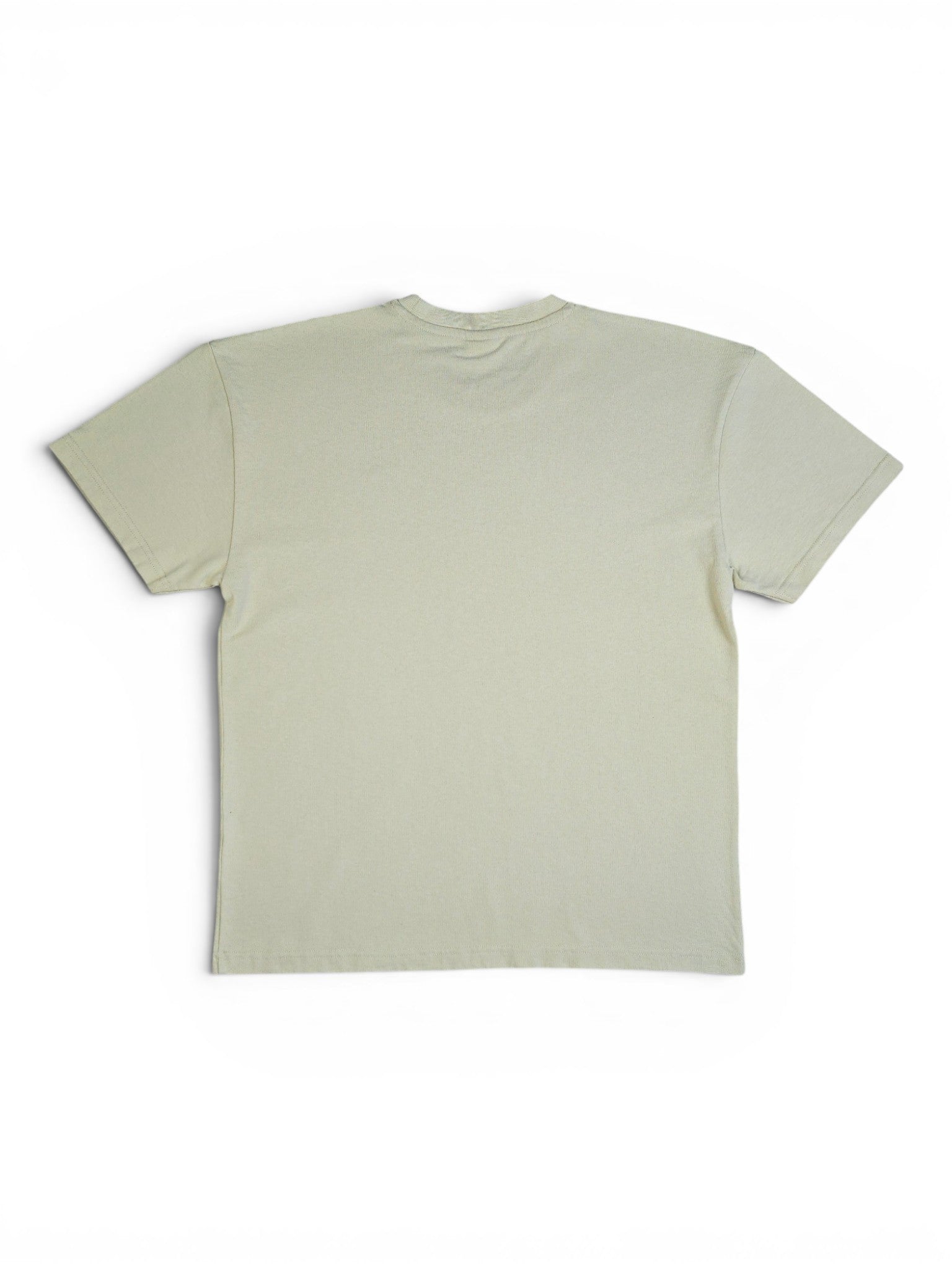 Rendyr CORE tee Dune 250 GSM Portuguese Cotton Rear View on white background